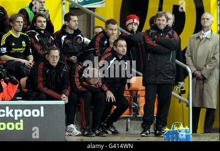 Soccer - Barclays Premier League - Blackpool v Liverpool - Bloomfield Road Stock Photo