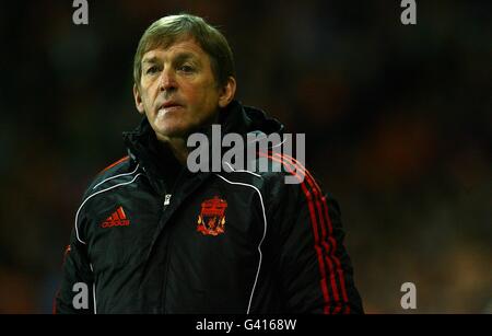 Soccer - Barclays Premier League - Blackpool v Liverpool - Bloomfield Road. Liverpool caretaker manager Kenny Dalglish on the touchline Stock Photo