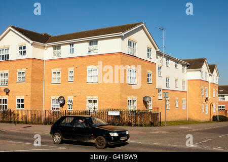 A general view of the site of the former home of Reading Football Club, Elm Park. Used by the club from 1896 until 1998 when the club moved to the current Madjeski Stadium. The area is now a residential housing estate Stock Photo