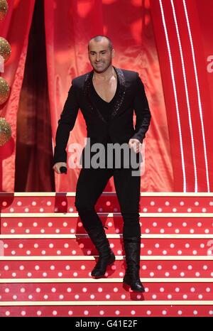 Louie Spence during the 2011 National Television Awards at the O2 Arena, London. Stock Photo