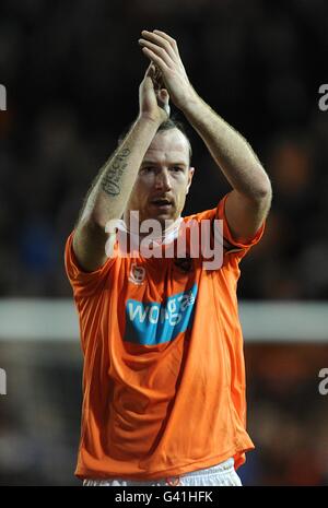 Soccer - Barclays Premier League - Blackpool v Liverpool - Bloomfield Road. Charlie Adam, Blackpool Stock Photo