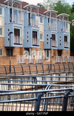 Harton Quays Park, South Shields riverside Stock Photo