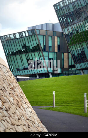 Harton Quays Park, South Shields riverside Stock Photo