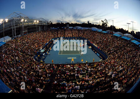 Tennis - 2011 Australian Open - Day Four - Melbourne Park Stock Photo