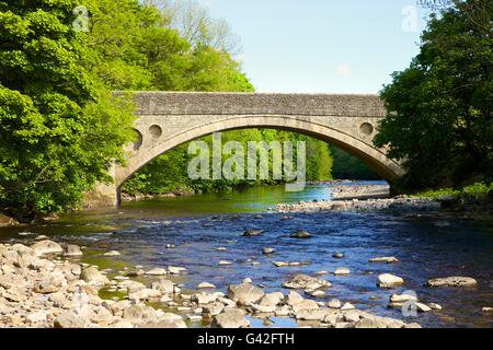 Middleton Bridge over the River Tees, Road bridge on the B6277. Middleton-in-Teesdale, County Durham, England, United Kingdom. Stock Photo