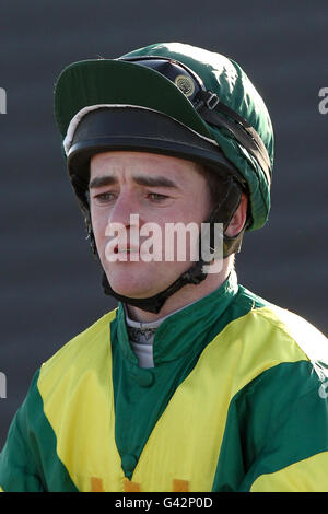 Horse Racing - Blue Square Winter Carnival - Southwell Racecourse. Graham Gibbons, jockey Stock Photo