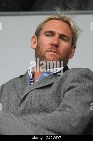 Former Crystal Palace owner Simon Jordan in the stands Stock Photo