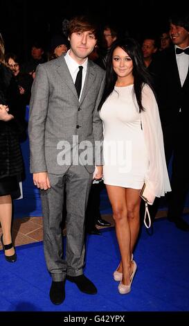 James Buckley and Clair Meek arriving at the British Comedy Awards at