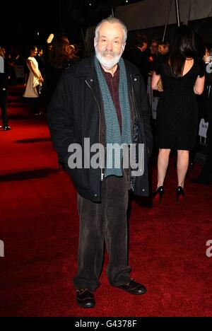 Mike Leigh arriving for the London Critics' Circle Film Awards at the BFI Southbank, Belvedere Road, London. Stock Photo