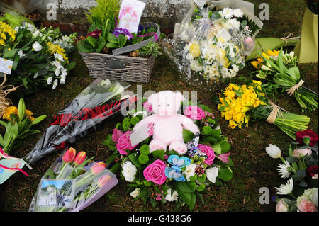 Joanna Yeates funeral Stock Photo