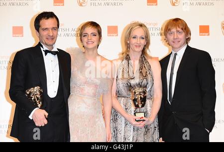 Bafta Awards 2011 - Press Room - London Stock Photo