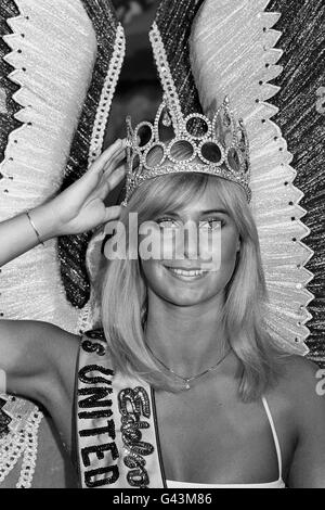 Beauty Contests - Miss UK - Cunard Hotel, London Stock Photo