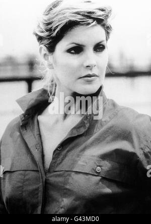 Television - Dallas Feature. Actress Priscilla Presley, who stars in American soap opera 'Dallas' as Jenna Wade Stock Photo