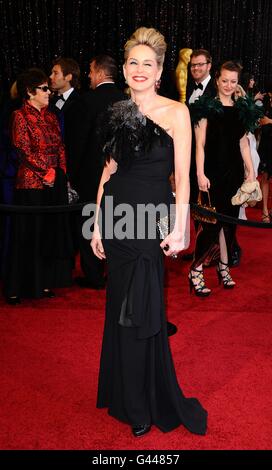 Sharon Stone arriving for the 83rd Academy Awards at the Kodak Theatre, Los Angeles. Stock Photo