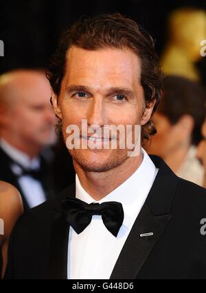 Matthew McConaughey arriving for the 83rd Academy Awards at the Kodak Theatre, Los Angeles. Stock Photo