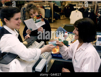 The new Tesco's Clubcard Plus, which will come into effect from June 17. The card will pay 5% annual interest before tax on credit balances. PA. SEE PA STORY CONSUMER Tesco. Stock Photo