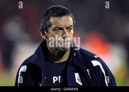 Soccer - npower Football League Championship - Nottingham Forest v Preston North End - City Ground. Preston North End's manager Phil Brown Stock Photo