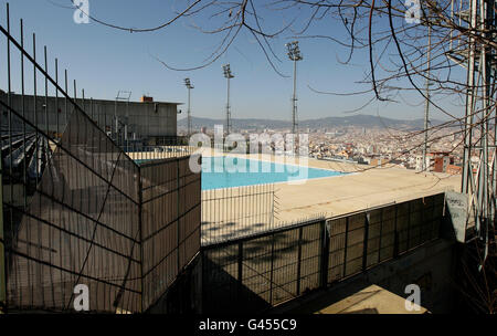 Swimming - Barcelona Olympic Diving Pool General Views Stock Photo