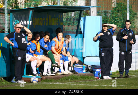 Soccer - Women's FA Cup - Fifth Round - Everton v Arsenal - The Arriva Stadium Stock Photo