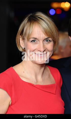 Louise Minchin arrives for the TRIC (Television and Radio Industries Club) Awards held at the Grosvenor Hotel in London. Stock Photo