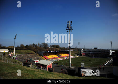 Rugby League - Engage Super League - Bradford Bulls v Wakefield Wildcats - Odsal Stadium. A general view of the Odsal Stadium, home to Bradford Bulls Stock Photo