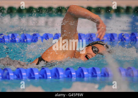 Stockport Metro's Keri-Anne Payne during the Women's Open 200m Freestyle during the British Gas Swimming Championships at the Manchester Aquatic Centre, Manchester. Stock Photo