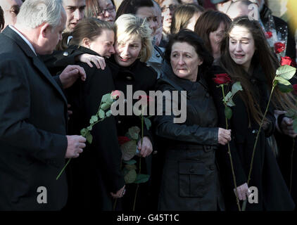 Lance Corporal Liam Tasker's sister Laura Tasker (blonde hair ...
