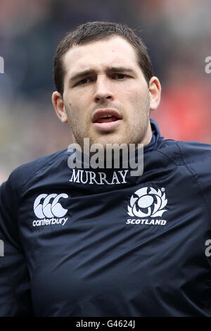 Rugby Union - RBS 6 Nations Championship 2011 - Scotland v Italy - Murrayfield. Sean Lamont, Scotland Stock Photo