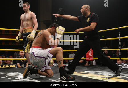 Boxing - Prizefighter - Super-Middleweights - Liverpool Olympia Stock Photo