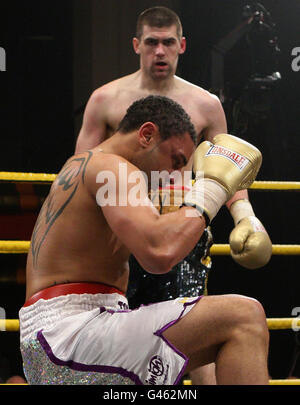 Boxing - Prizefighter - Super-Middleweights - Liverpool Olympia Stock Photo