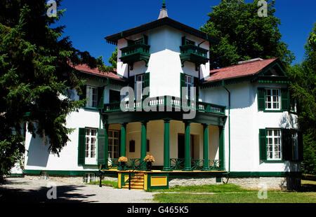 Bellevue House National Historic Site of Canada. Home to Canada's first Prime Minister Sir John Alexander Macdonald. Kingston Ontario Canada Stock Photo