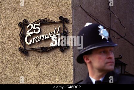 No 25 Cromwell Street Investigation Stock Photo