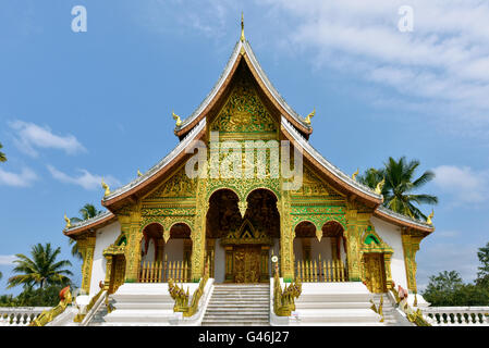 The Royal Palace,  Haw Pha Bang Pavilion, Luang Prabang Laos Stock Photo