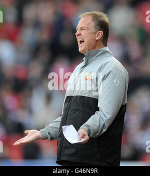 Soccer - npower Football League Championship - Doncaster Rovers v Queens Park Rangers - Keepmoat Stadium. Doncaster Rovers' manager Sean O'Driscoll Stock Photo