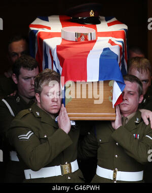 Funeral for Lance Corporal Liam Tasker Stock Photo - Alamy