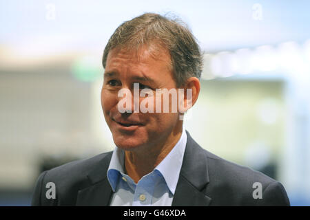 Former Manchester United and England player Bryan Robson Stock Photo