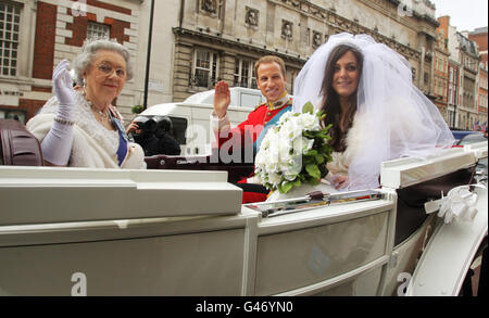 Royal wedding book Stock Photo