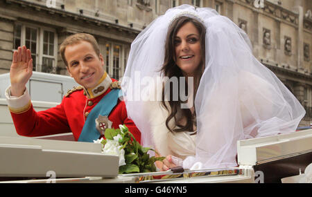 Royal wedding book Stock Photo