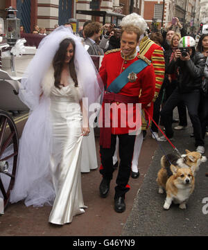 Royal wedding book Stock Photo