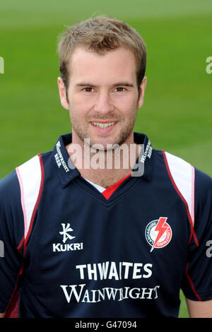 Cricket - 2011 Lancashire Photo Call - Old Trafford Cricket Ground. Tom Smith, Lancashire Stock Photo