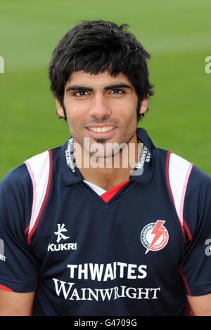 Cricket - 2011 Lancashire Photo Call - Old Trafford Cricket Ground. Andrea Agathangelou, Lancashire Stock Photo