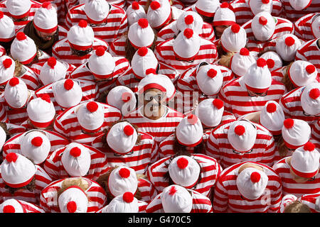 Where's Wally World Record launch Stock Photo