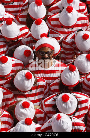 Where's Wally World Record launch Stock Photo