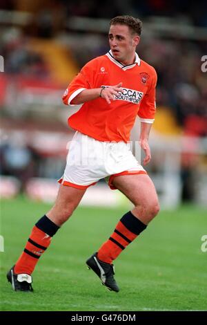 Soccer - Endsleigh League Division Two - Blackpool v Shrewsbury Town. Andy Gouck, Blackpool Stock Photo