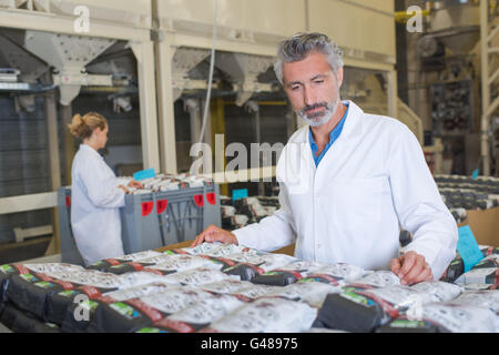 packaging dry goods Stock Photo