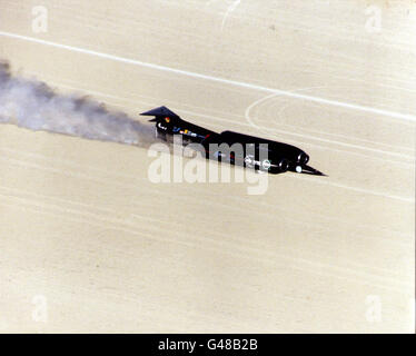 The British-designed Thrust SSC Vehicle Driven By RAF Tornado Pilot ...