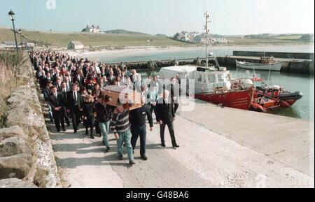 Tommy Cecil funeral 3 Stock Photo