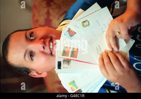 Craig Shergold/get well cards Stock Photo