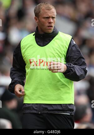 Soccer - Barclays Premier League - Fulham v Blackpool - Craven Cottage. Eidur Gudjohnsen, Fulham Stock Photo