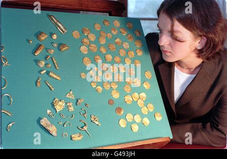 MUSEUM Treasure/gold Stock Photo